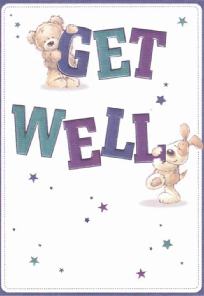 A celebration of comfort and encouragement, this charming get well card channels the heartfelt care often found in the heart of Old Oak Common. The artwork's focal point-a gentle bear with downy, caramel fur and a lively, floppy-eared pup-embodies the friendly spirit of the neighbourhood. They buoy the oversized, shaded letters of 'Get Well' with playful energy; the typography's deep purples and teals shimmer on a clean white background, echoing the fresh beauty of local blooms delivered to homes along Old Oak Lane. Dancing stars and glimmering sparkles weave around the characters, as if scattering wishes of healing and hope into the air. The artist's attention to the feel of the bear's fur and the puppy's velour-like ears adds a tactile edge, inspiring the same sense of nurturing comfort that comes from expertly arranged flowers. Imagine sending this card with a bouquet from your trusted florist-together, the pair radiate cheerfulness and emotional support, lifting spirits during times of recovery and ensuring a sense of caring from every corner of Old Oak Common.