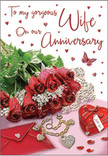 This anniversary card design feels like a still moment captured just after a romantic surprise in Old Oak Common, where the hustle of nearby rail lines fades into the background and only tenderness remains. A generous spray of velvety red roses stretches across a subtly shimmering surface, each bloom gleaming with a rich, deep hue that calls to mind long-held affection. The petals are edged with delicate highlights, as though kissed by soft morning light, and are cushioned by wisps of fresh greenery that weave in and out, offering contrast and a sense of natural movement. Resting just below the flowers, a heart-shaped locket and a strand of fine pearls glint gently, their contours catching the light in small, luminous points. These keepsakes lie beside a softly folded envelope and an elegant card, hinting at heartfelt words that have just been read. Tiny jewel-like decorations and scattered hearts shimmer across the background, adding a playful yet refined sparkle that reinforces the celebratory mood. A single butterfly motif hovers within the composition, suggesting transformation, new chapters, and the delicate beauty of a relationship that keeps evolving. The palette is drenched in passionate reds, warm blush tones, and soft creams, all blending into an atmosphere of intimate warmth and devotion. The image captures the emotional essence of anniversaries quietly celebrated at home in Old Oak Common-perhaps after a stroll through nearby green spaces-where the true gift is the shared promise of continuing the journey together.